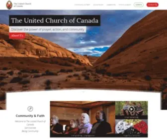 United-Church.ca(The United Church of Canada) Screenshot