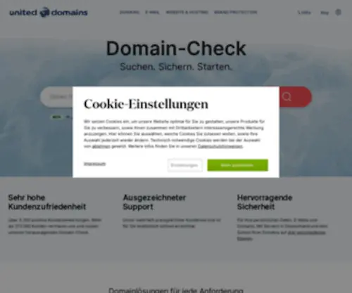 United-Domains.de Screenshot