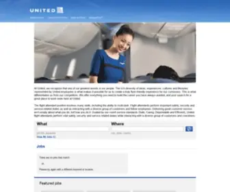 United-Flightattendants.jobs(Flight attendant jobs) Screenshot