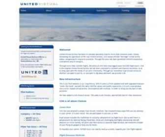 United-Virtual.com(United Virtual Airlines) Screenshot