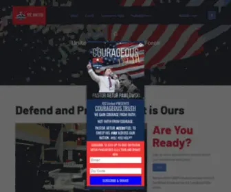 Unitedadf.com(United American Defense Force) Screenshot