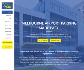 Unitedairportparking.com.au(United Airport Parking Melbourne) Screenshot