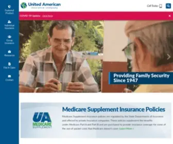 Unitedamerican.com(United American Insurance Company) Screenshot