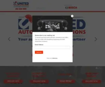 Unitedautomotivesolutions.com.au(United Automotive Solutions) Screenshot