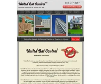 Unitedbatcontrol.com(Bat Removal //United Bat Control) Screenshot