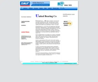 Unitedbearing.net(UNITED BEARING Co) Screenshot