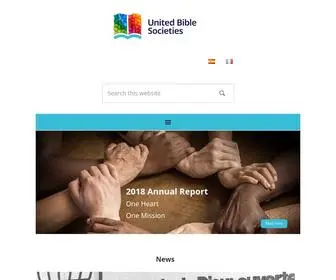 Unitedbiblesocieties.org(United Bible Societies) Screenshot