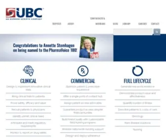 Unitedbiosource.com(Pharmaceutical support services) Screenshot