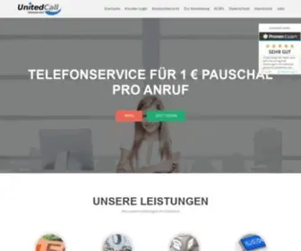 Unitedcall.de(Büroservice) Screenshot