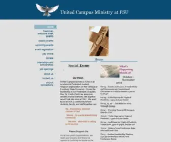 Unitedcampusministryatfsu.org(United Campus Ministry at FSU) Screenshot