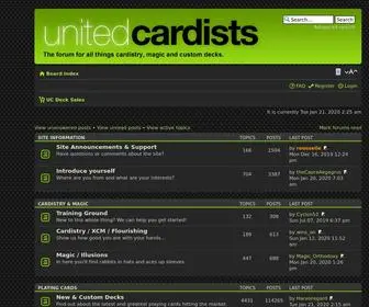 Unitedcardists.com(Unitedcardists) Screenshot