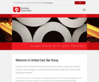 Unitedcastbar.com(United Cast Bar) Screenshot