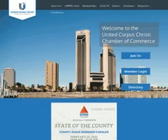 Unitedccchamber.com(United Corpus Christi Chamber of Commerce) Screenshot