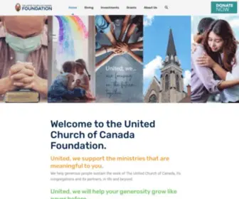 Unitedchurchfoundation.ca(United Church of Canada Foundation) Screenshot