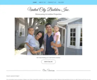 Unitedcitybuilders.com(United City Builders Inc) Screenshot