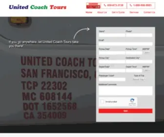 Unitedcoachtours.com(United Coach Tours) Screenshot