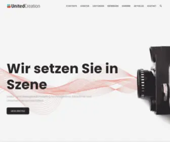 Unitedcreation.de(Startseite) Screenshot