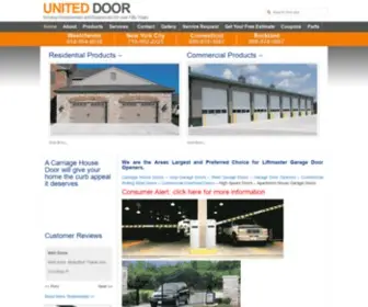 Uniteddoor.com(United Overhead Door Corp) Screenshot