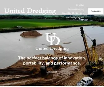 Uniteddredging.com(Portable Line Boring Solutions in Ellsworth) Screenshot