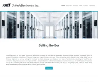 Unitedelectronicsinc.com(United Electronics Inc) Screenshot