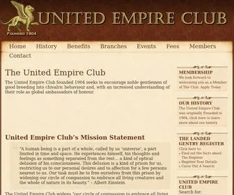 Unitedempireclub.com(The United Empire Club) Screenshot