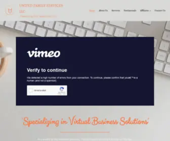 Unitedfamilyservicesllc.com(Home) Screenshot