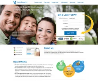 Unitedfinances.com(Personal Loans Online) Screenshot