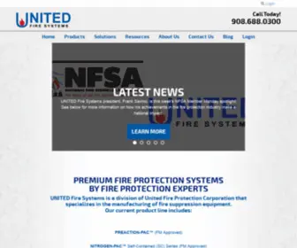 Unitedfiresystems.com(Premium fire protection systems) Screenshot