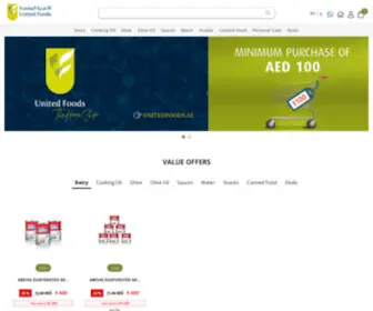 Unitedfoodsshop.ae(UFC) Screenshot