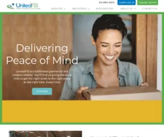 Unitedfsi.com(Fulfillment Services) Screenshot