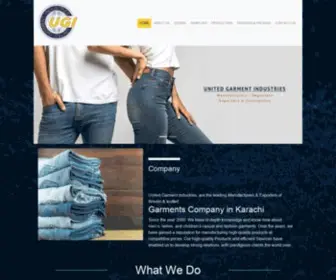 Unitedgarments.com(Garments Company in Karachi) Screenshot