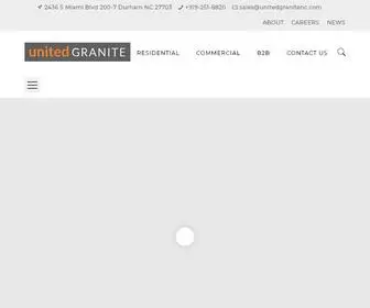 Unitedgranitenc.com(United Granite NC) Screenshot