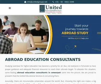 Unitedgroups.net(Abroad Education Consultants in Hyderabad) Screenshot