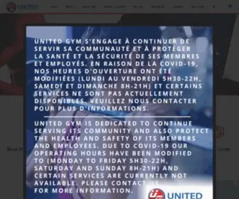 Unitedgyms.com(United Gym) Screenshot
