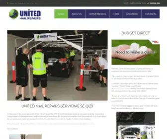 Unitedhailrepairs.com.au(United Hail Repairs) Screenshot