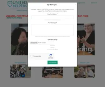 Unitedhelpers.org(United Helpers) Screenshot