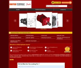 Unitedhydraulic.in(Manufacturer, Exporter and Supplier of Hydraulic Motors, Hydraulic Pump, Power Packs and Industrial Valves) Screenshot