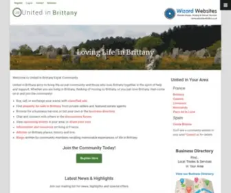 Unitedinbrittany.com(Brittany Expat Community) Screenshot