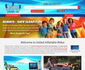 Unitedinflatablerides.com(Pittsburgh Bounce House & Party Rentals) Screenshot