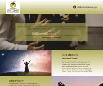 Unitedinpraise.com(United In Praise) Screenshot