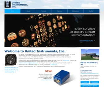 Unitedinst.com(Aircraft Instrument Manufacturer) Screenshot