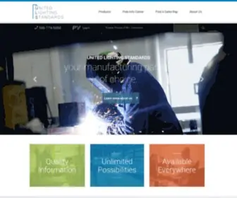 Unitedlightingstandards.com(United Lighting Standards) Screenshot