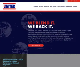 Unitedlubes.com(United Lubricants) Screenshot