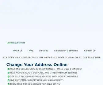 Unitedmailchanges.com(This site) Screenshot