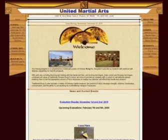 Unitedmartialarts.com(Kung Fu) Screenshot