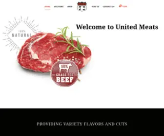 Unitedmeats.com(Wholesale Meats to the Public) Screenshot