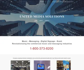 Unitedmediasolutions.info(UNITED MEDIA SOLUTIONS) Screenshot