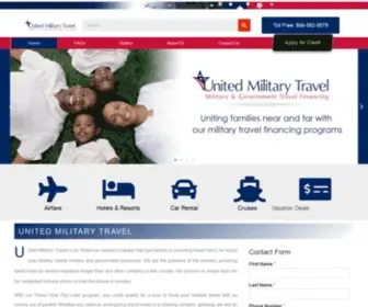 Unitedmilitarytravel.com(United Military Travel) Screenshot