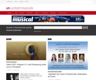 Unitedmusicals.de(United musicals) Screenshot