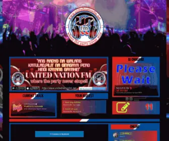 Unitednationfm.net(Where Music Never Stop) Screenshot